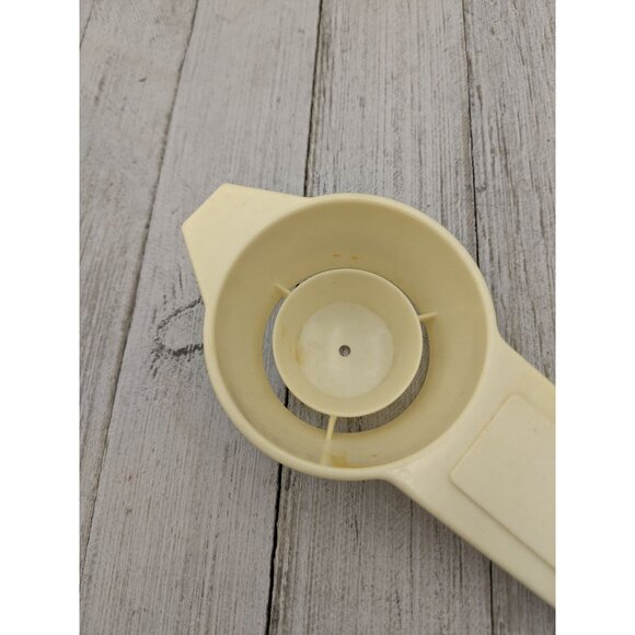 Cream Colored Hand Held Egg Separator 5 3/4" - Picture 2 of 4